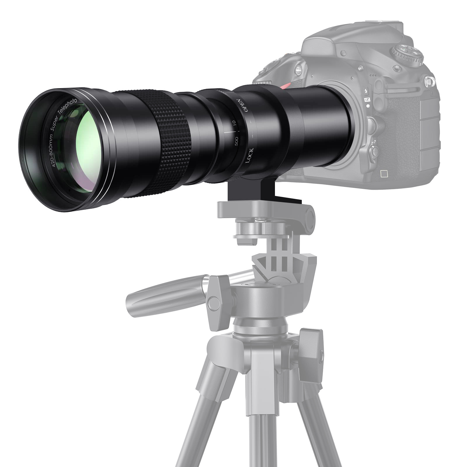 Macro Photography Lighting Kit - Ręczny teleobiektyw zmiennoogniskowy 420-800mm F/8.3 z