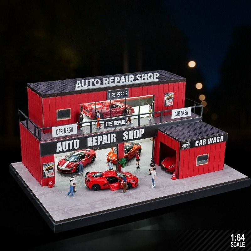 Photography Lighting Simulator Free - 1:64 Wielopoziomowy Kontenerowy Garaż Symulacja Miniaturowego