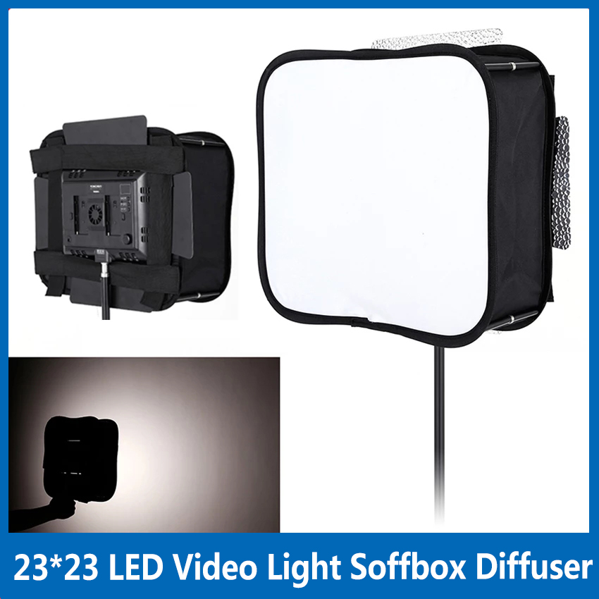 Video Light Panel Led - Dyfuzor Softbox 23*23 do lamp LED