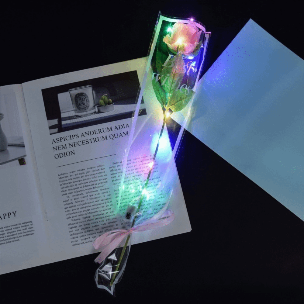 Photography Lighting Simulator Free - Świecące sztuczne róże LED, kolorowe symulowane