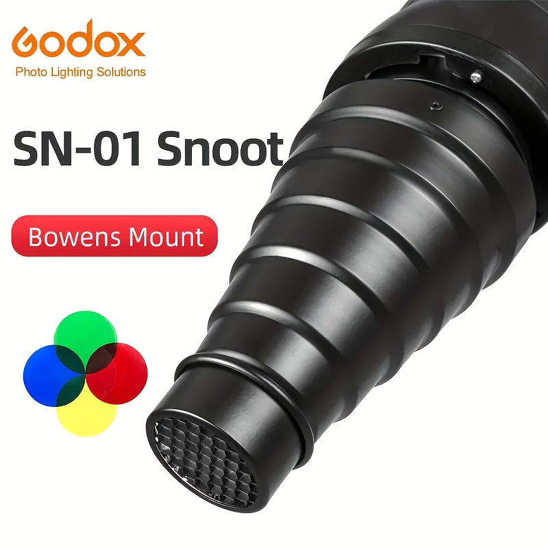 Snoot Flash Modifier - GODOX Bowens Mount Snoot z siatką