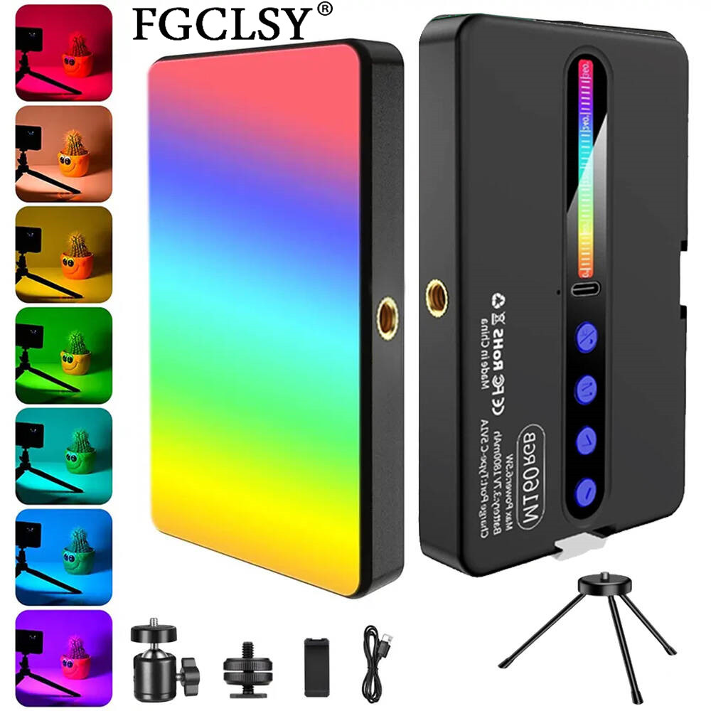 Video Light Panel Led - Zestaw oświetlenia LED RGB do kamery,