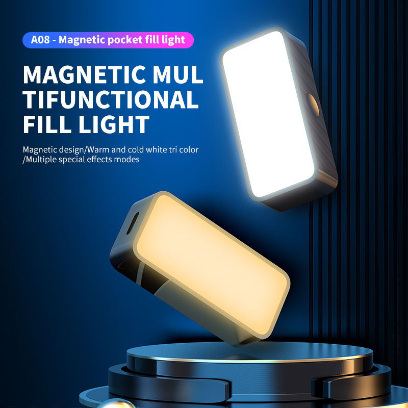 Photography Lighting Diagram - Magnetyczne przenośne mini światło wypełniające do