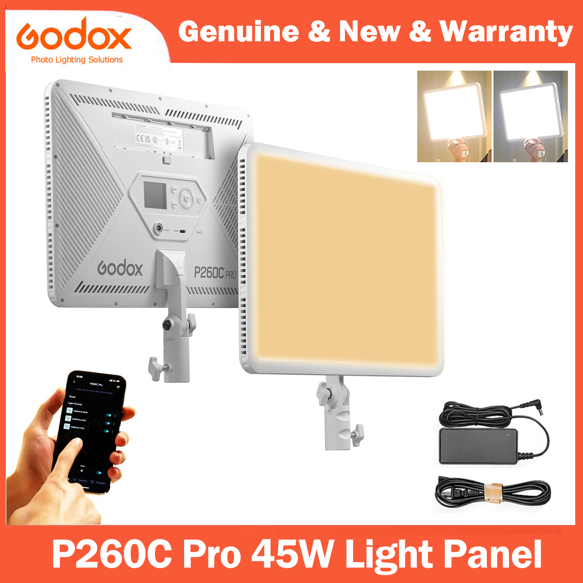 Video Light Panel Led - Godox P260C Pro LED Panel Świetlny