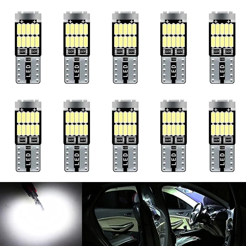 Interior Photography Lighting - 10szt T10 W5W 194 501 Led