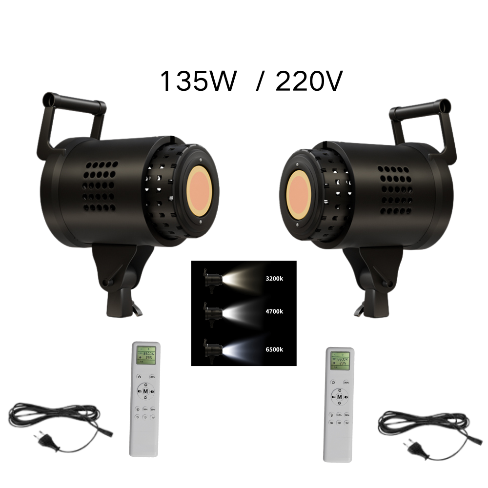 Portrait Photography With Lighting - Lampa LED Bowens do fotografii 115/135W,