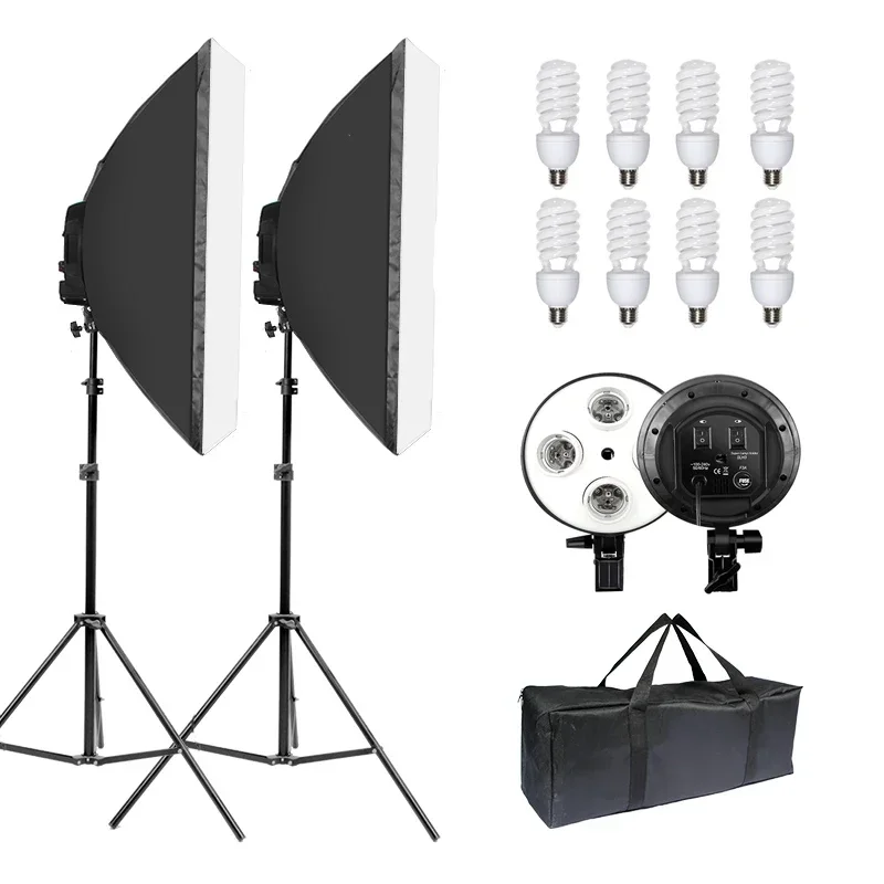 Portrait Photography With Lighting - Zestaw oświetlenia do studia fotograficznego z