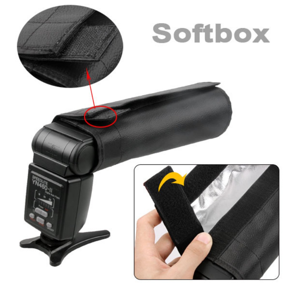 Snoot Flash Modifier - Uniwersalny reflektor-softbox 2w1 z rzepem, wysokiej