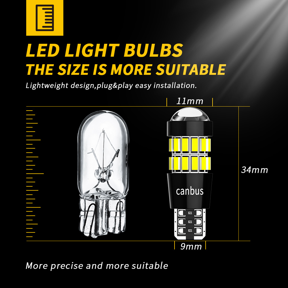 DXZ 2PCS W5W T10 LED Żarówki S – Interior Photography Lighting recenzja i cena