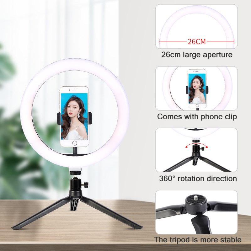 26cm 10-calowy pierścień LED d – Macro Photography Lighting Kit recenzja i cena
