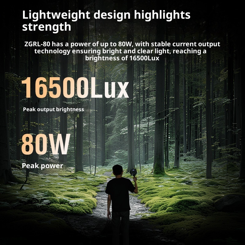 ZGRL80 80W COB LED Lampa Wideo – Photography Lighting System recenzja i cena