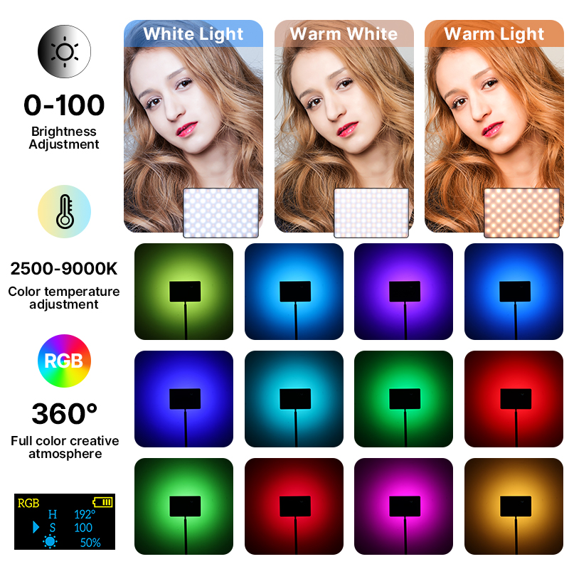 Ulanzi LT003 15W RGB Video Lig – Video Light Panel Led recenzja i cena
