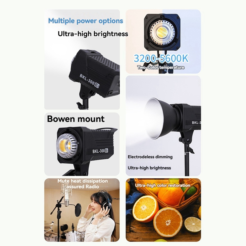 Lampa wideo Bi LED 300W, ciągł – Photography Lighting System recenzja i cena