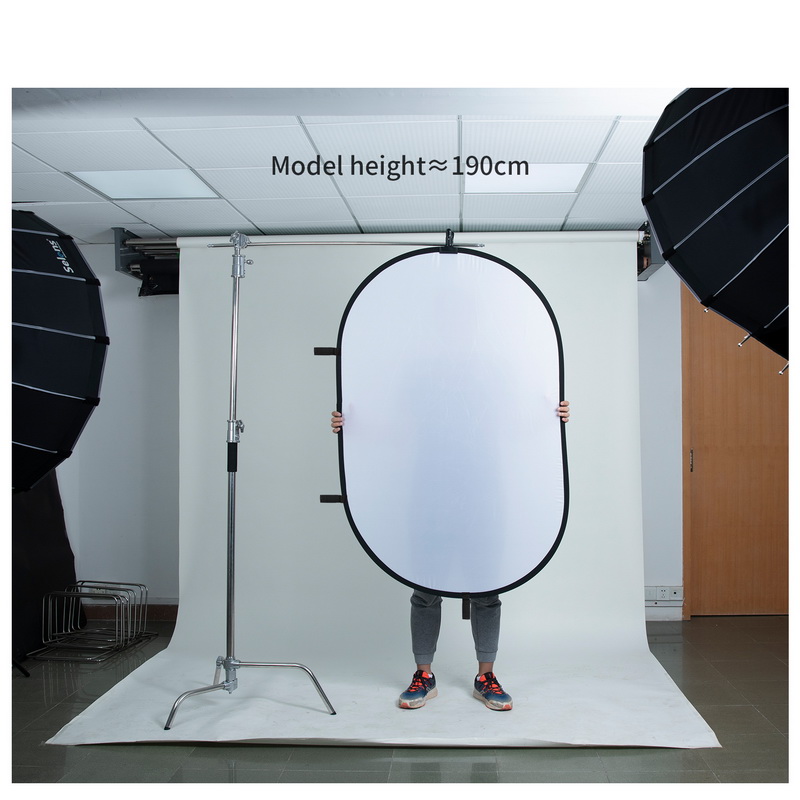 100X150CM składany owalny odbł – Video Light Panel Led recenzja i cena