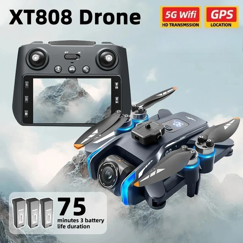 Oryginalny dron XT808 Pro MAX  – Photography Lighting System recenzja i cena