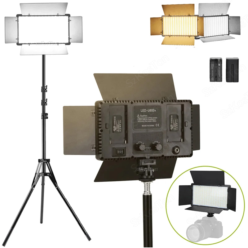 U800 U600 LED Photo Studio Vid – Photography Lighting System recenzja i cena